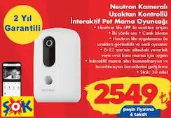 NEUTRON KAMERALI UZAKTAN KONTROLLÜ İNTERAKTİF PET MAMA OYUNCAĞI